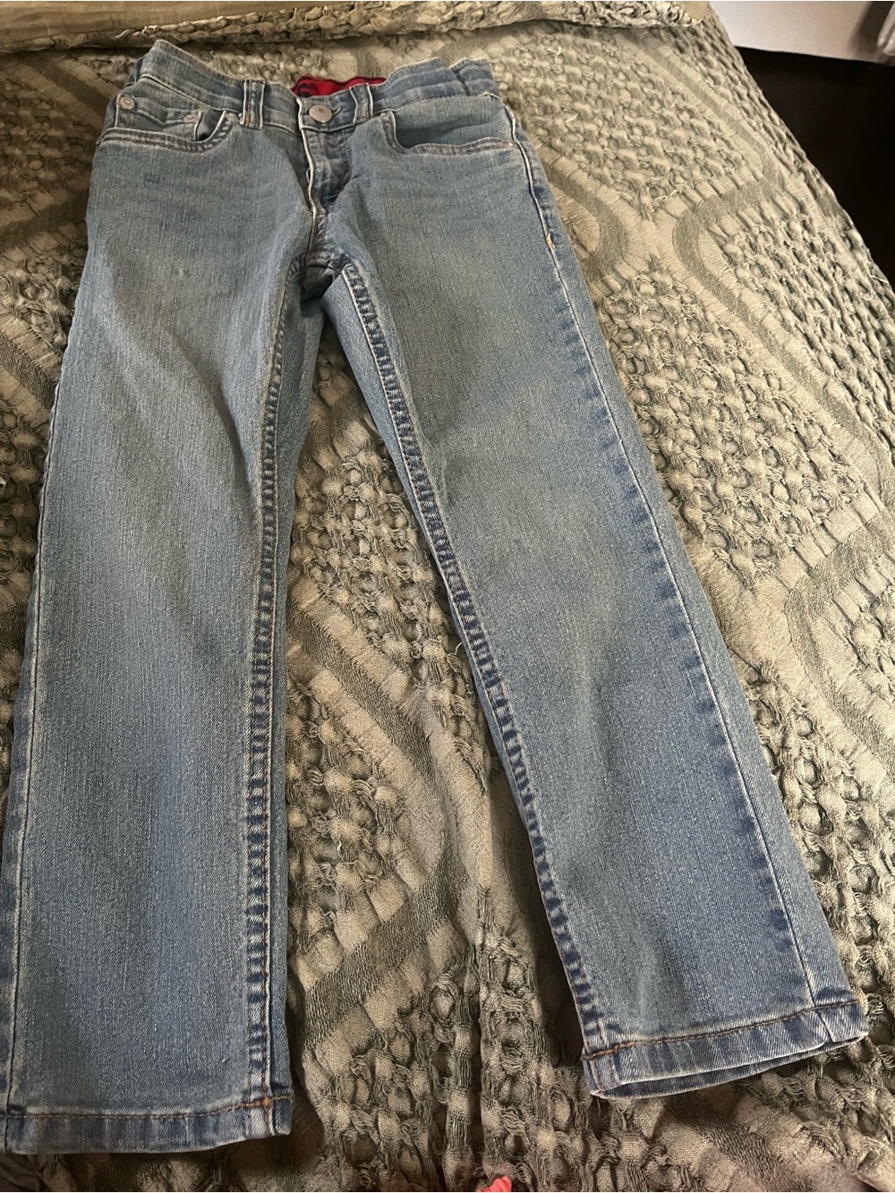 Levi’s 511 Slim Fit Jeans Boys 6 Blue Denim Medium Wash Pockets Adjustable Waist